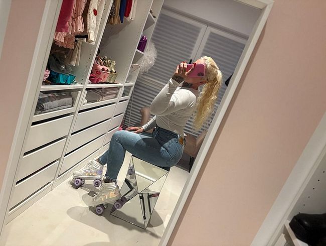 Rollerblades Jeans WEIB lass uns fun haben!