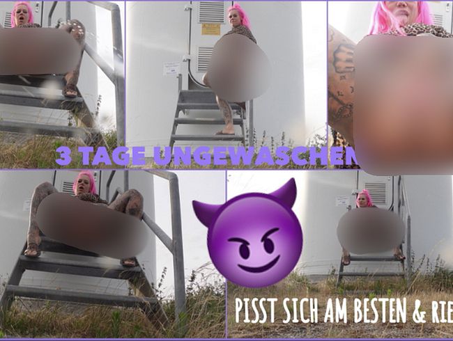 SteffiBlond Porno Video: 3 TAGE UNGEWASCHEN I pi**t sich am besten und riecht geil