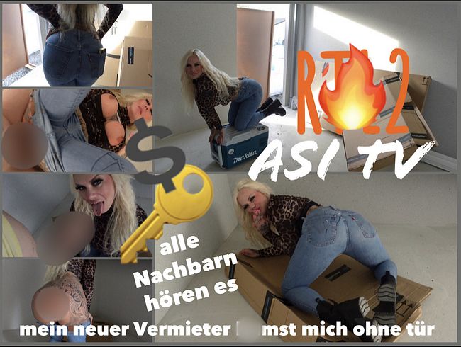 SteffiBlond Porno Video: ASI TV I mein neuer VERMIETER bu*st mich ohne TÜr I alle Nachbarn hören es