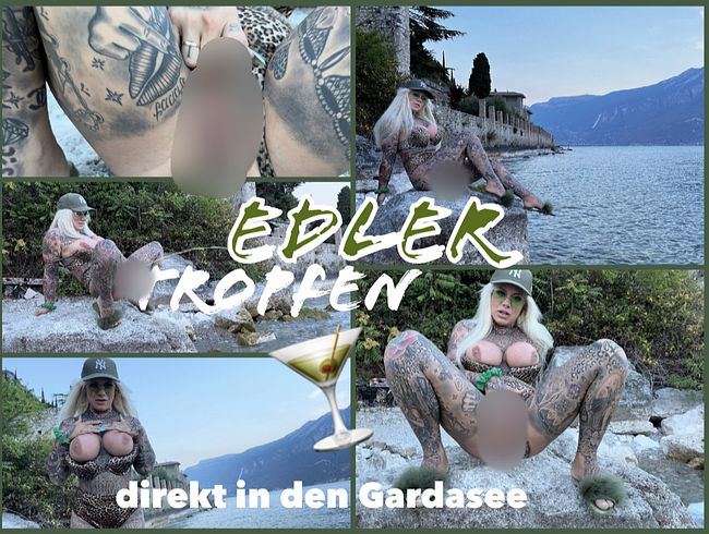 SteffiBlond Porno Video: EDLER TROPFEN | direkt in den Gardasee