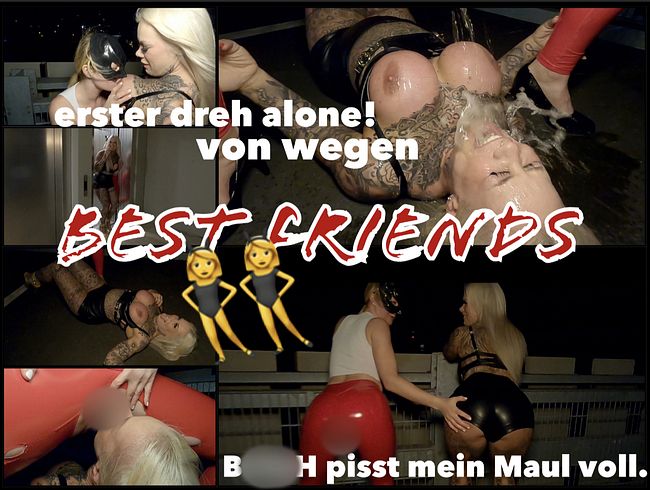 SteffiBlond Porno Video: Erster Dreh Alone l von wegen Best Friends l Bitch pi**t mein Maul voll