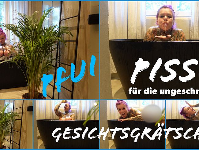 SteffiBlond Porno Video: pi**E FÜR DIE UNGESCHMINKTE GESICHTSGRÄTSCHE pfui