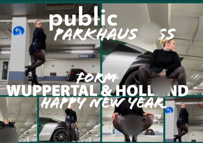 SteffiBlond Porno Video: public PARKHAUS pi** from WUPPERTAL & HOLLAND | happy new year