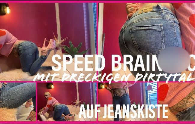 SteffiBlond Porno Video: SPEED BRAINfu*k mit dreckigen Dirtytalk AUF JEANSKISTE