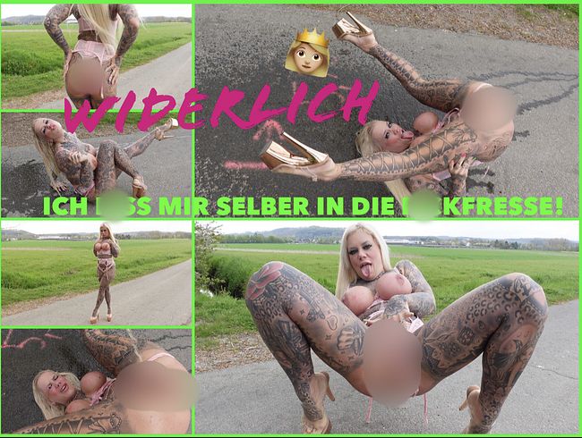 SteffiBlond Porno Video: WIDERLICH! | ICH pi**E MIR SELBER IN DIE fi**FRESSE!