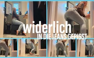 SteffiBlond Porno Video: widerlich IN DIE JEANS GEpi**T
